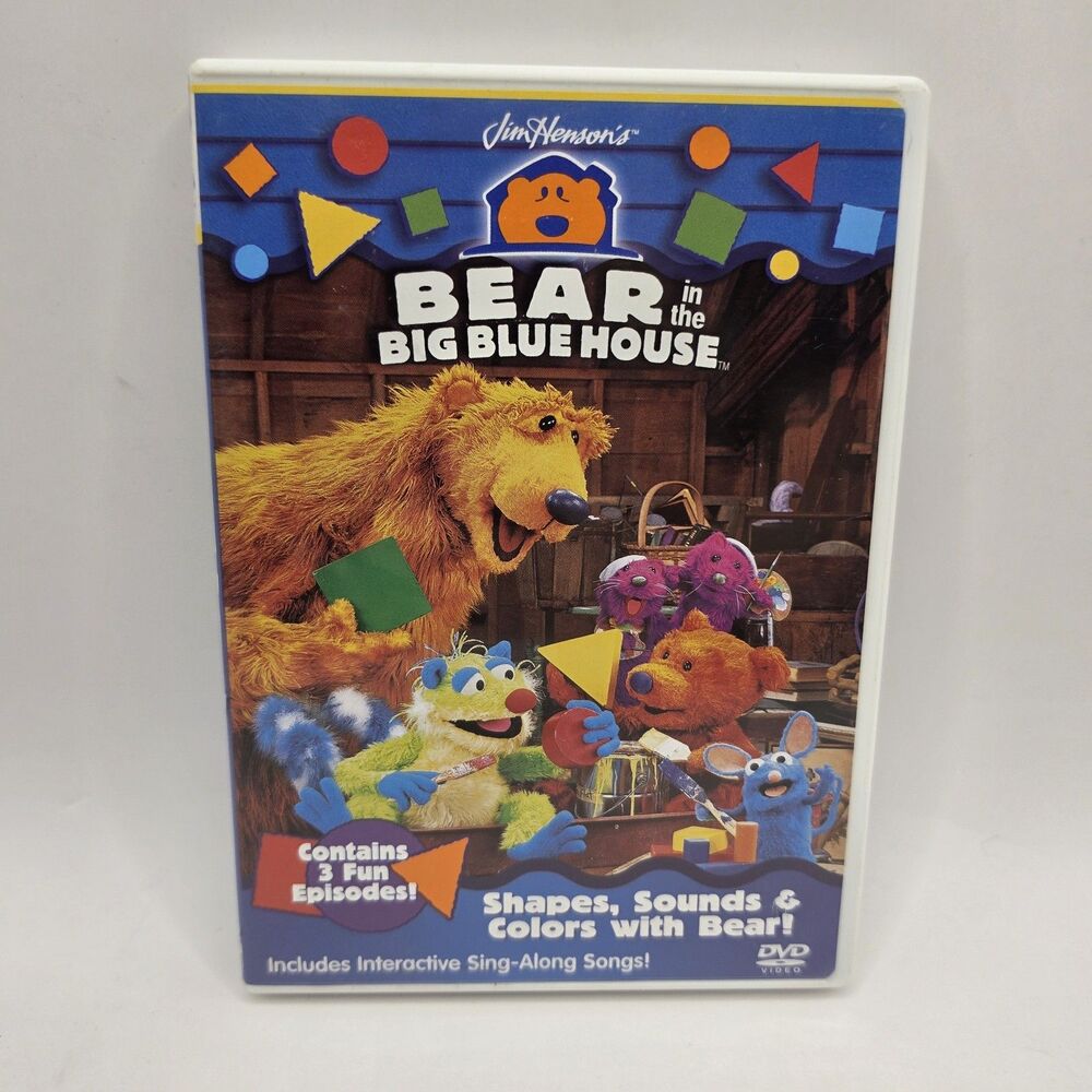 Bear In The Big Blue House (DVD) Shapes, Sounds & Colors with Bear